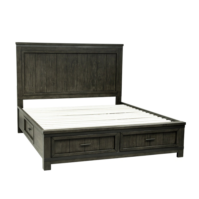 Thornwood Hills Two Sided Storage Bed, Dresser & Mirror, Chest image
