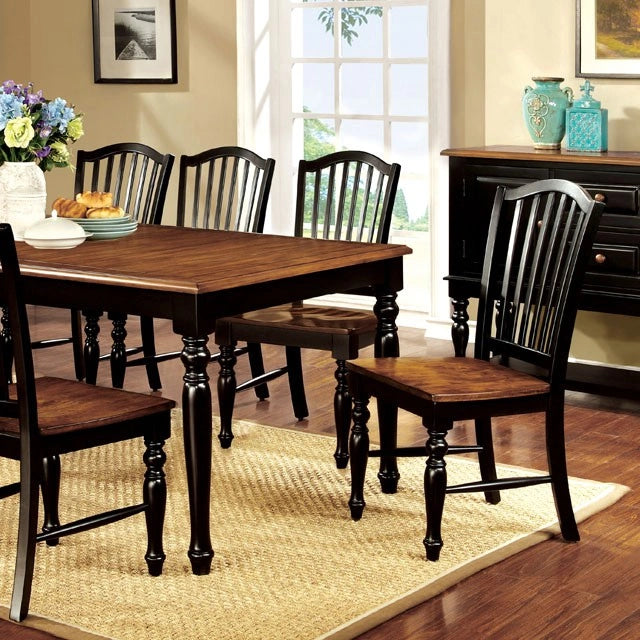 Black/Antique Oak