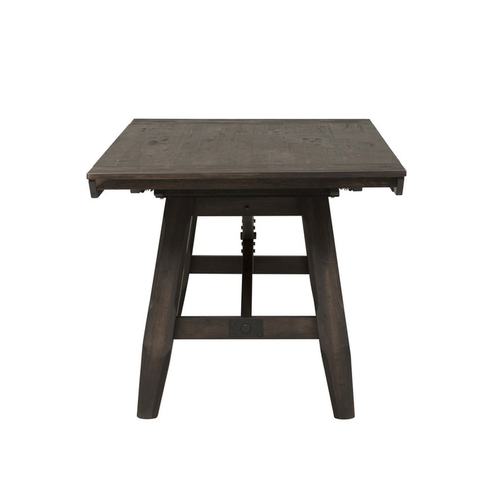 Double Bridge Opt 7 Piece Trestle Table Set
