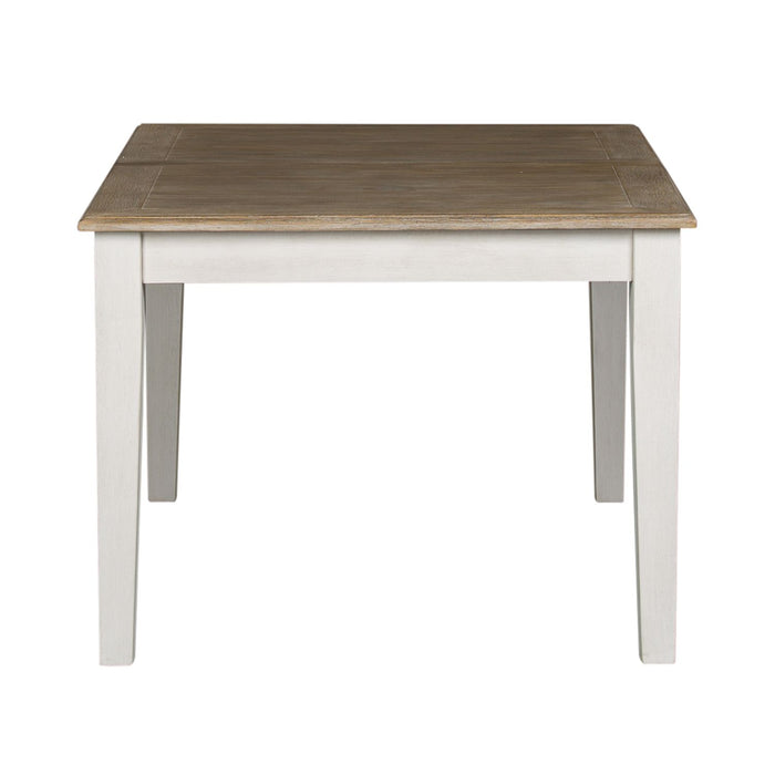 Summerville Rectangular Leg Table in White image
