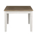 Summerville Rectangular Leg Table in White image
