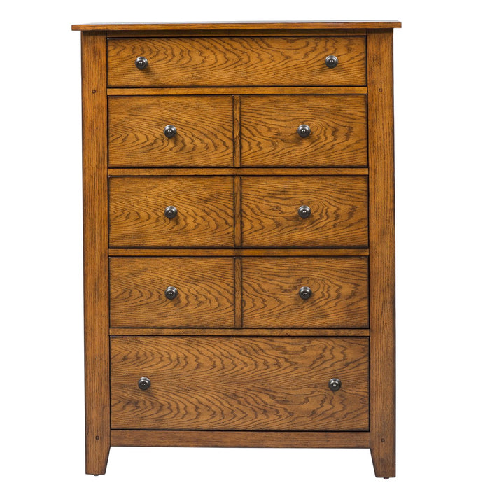 Grandpas Cabin King California Sleigh Bed, Dresser & Mirror, Chest, Night Stand image