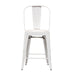 Liberty Furniture Vintage Series Bow Back Counter Chair in Antique White (Set of 2) image
