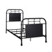 Vintage Series Metal Bed in Black image