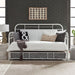 Vintage Series Twin Metal Trundle in Antique White image