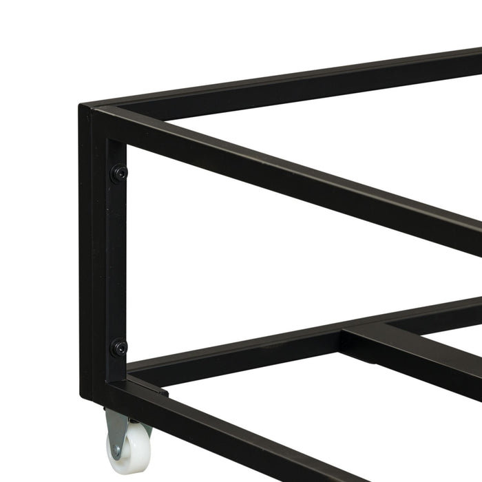Vintage Series Twin Metal Trundle in Black image