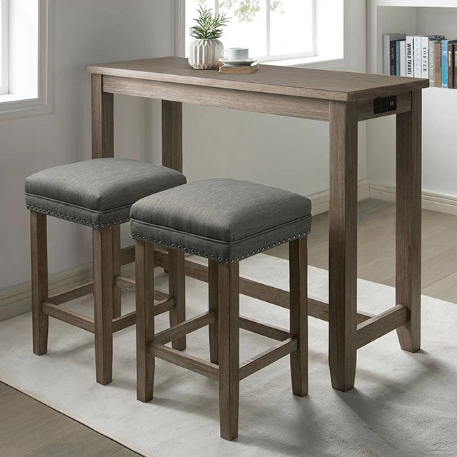 Wire-Brushed Gray/Gray