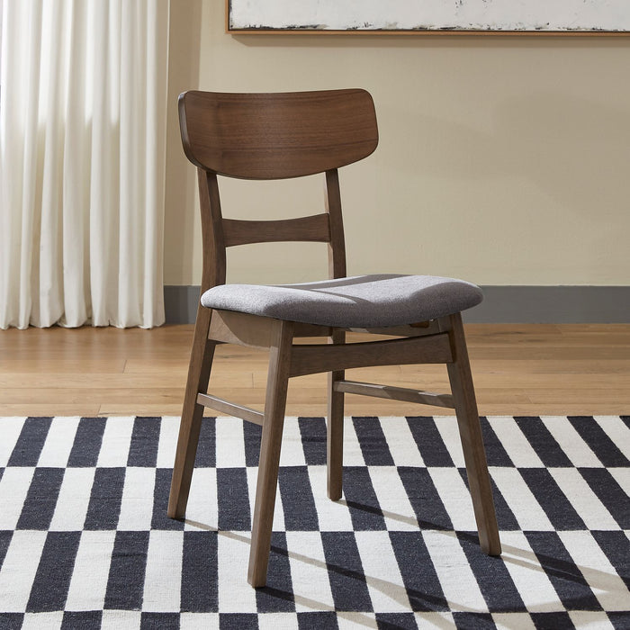 Space Savers Panel Back Side Chair- Grey (RTA) image