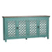 Kensington 4 Door Accent Cabinet in Turquoise image