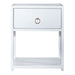 Liberty Furniture Midnight 1 Shelf Accent Table in Wire Brushed White image