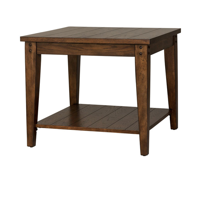 Lake House Square Lamp Table