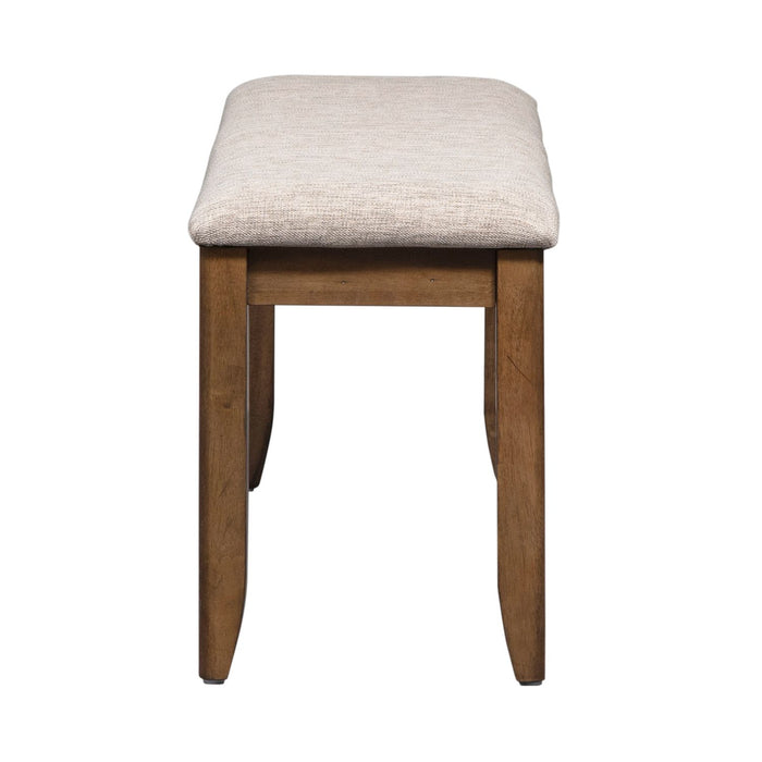 Santa Rosa II Upholstered Bench in Antique Honey