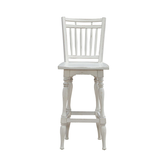 Magnolia Manor Spindle Back Swivel Bar Stool image