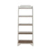 Magnolia Manor Leaning Pier Bookcase in Antique White & Weathered Bark image