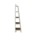 Magnolia Manor Leaning Pier Bookcase in Antique White & Weathered Bark image