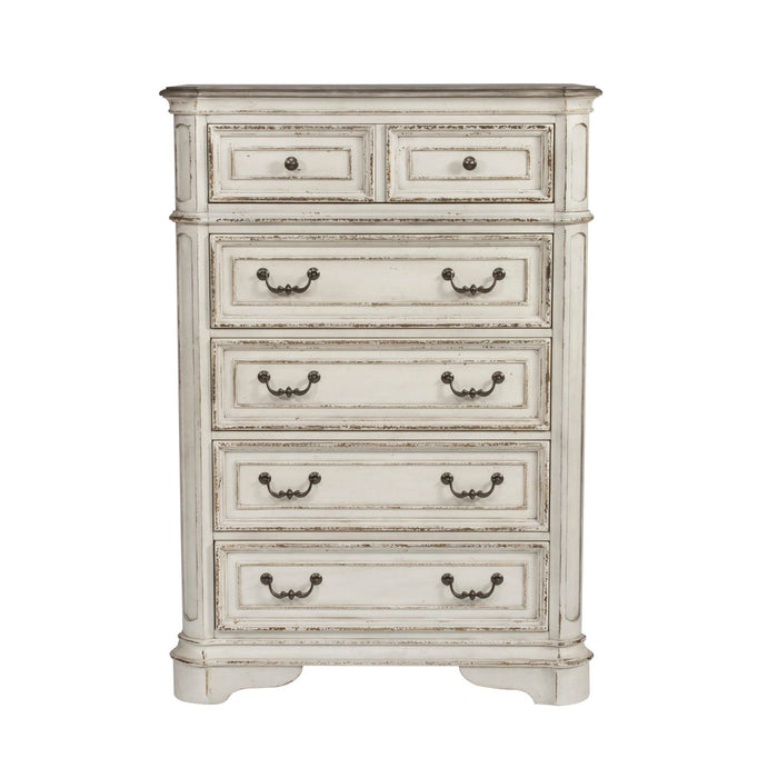 Magnolia Manor Uph Bed, Dresser & Mirror, Chest image