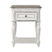 Magnolia Manor Leg Nightstand in Antique White image
