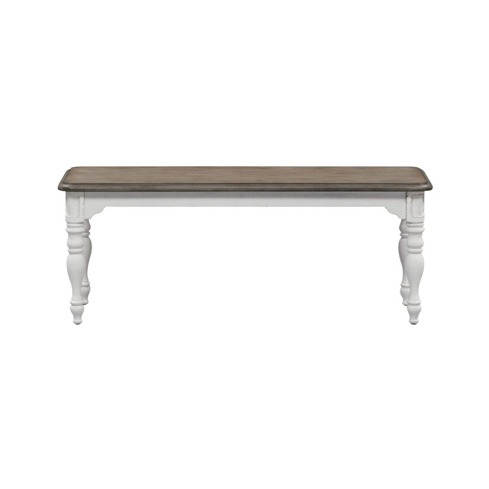 Magnolia Manor Dining Bench (RTA) in Antique White image