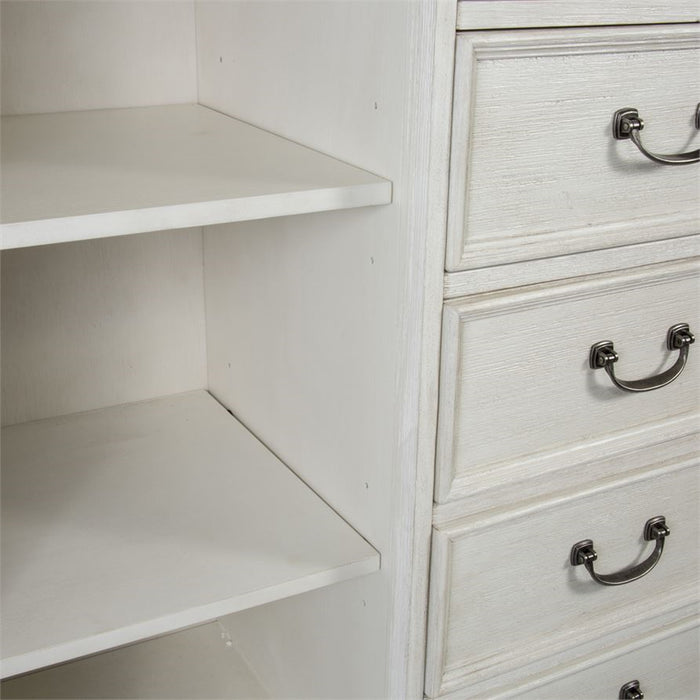 Liberty Funiture Bayside Gentleman's Chest in Antique White
