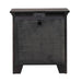 Paradise Valley Nightstand with Charging Station in Saddle Brown image