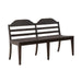 Paradise Valley Ladder Back Bench in Saddle Brown image