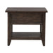 Paradise Valley Rectangular End Table in Saddle Brown image