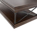 Tribeca Rectangular Cocktail Table in Cordovian Brown image