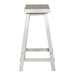Creations 24 Inch Sawhorse Counter Stool - White image