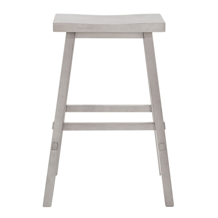Creations 30 Inch Sawhorse Stool- White image