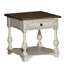 Morgan Creek End Table in Antique White image