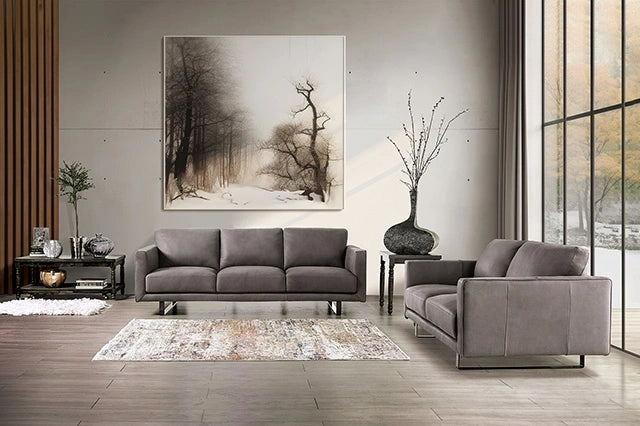 Mezzanotte Loveseat Gray