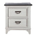 Allyson Park 2 Drawer Nightstand with Charging Station in White image