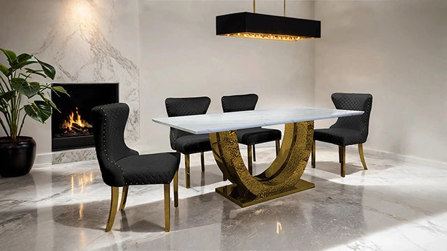 Portanova Gold Chair (2/CTN)