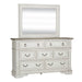 Abbey Park Panel Bed, Dresser & Mirror image