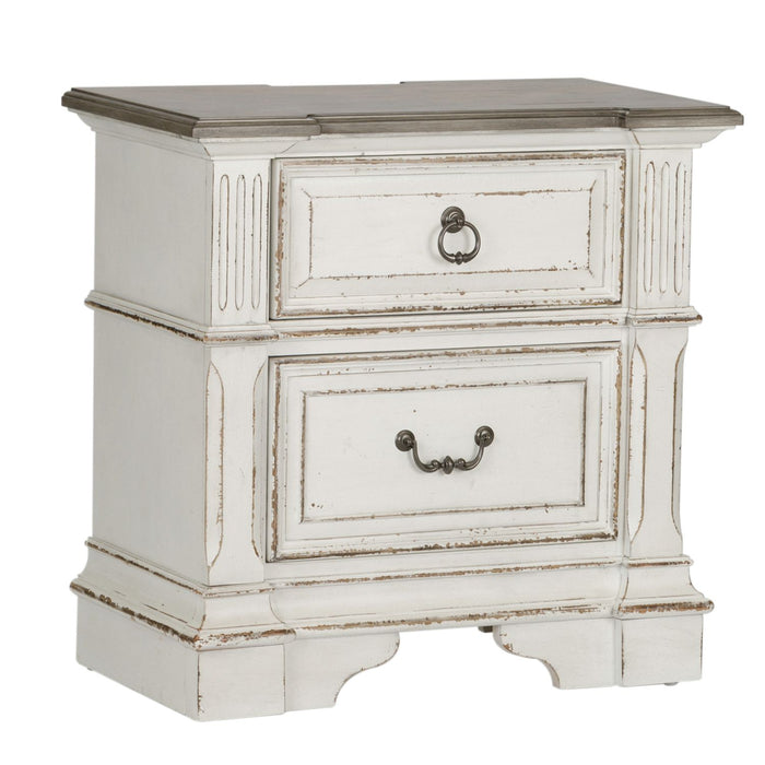 Abbey Park Panel Bed, Dresser & Mirror, Chest, Night Stand image