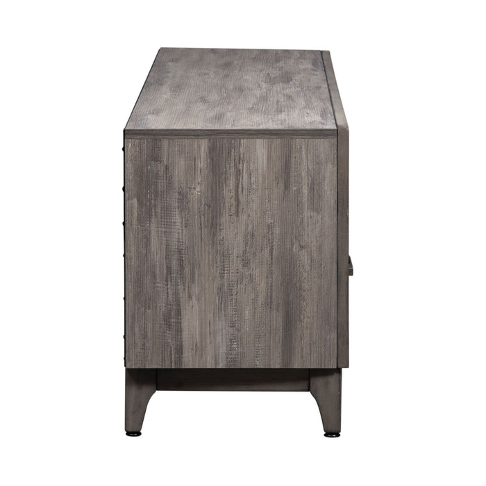 Mercury 62 Inch TV Console in Driftwood Gray image