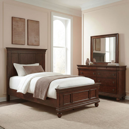Rustic Traditions Full Panel Bed, Dresser & Mirror image