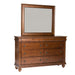 Rustic Traditions Sleigh Bed, Dresser & Mirror, Night Stand image