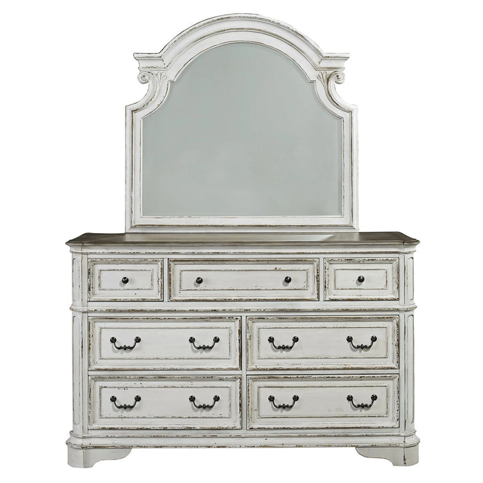 Magnolia Manor Panel Bed, Dresser & Mirror, Chest, Night Stand image
