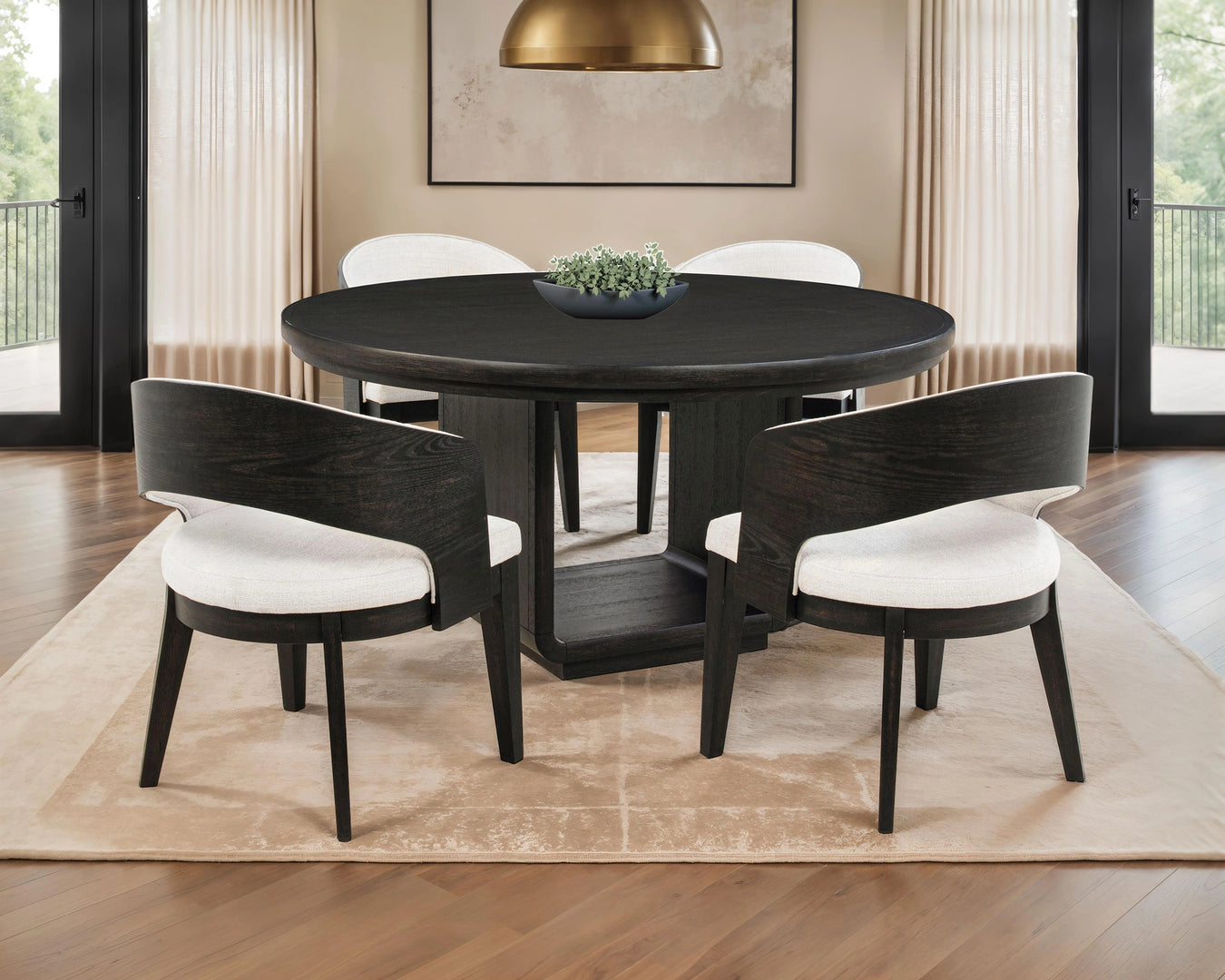 Cream / Burnished Black