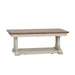 Farmhouse Reimagined Rectangular Cocktail Table in Antique White image