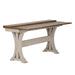 Farmhouse Reimagined Flip Lid Sofa Table in Antique White image
