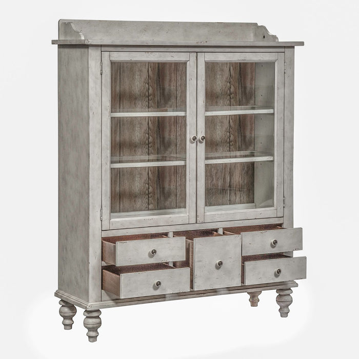 Whitney Display Cabinet in Weathered Gray image