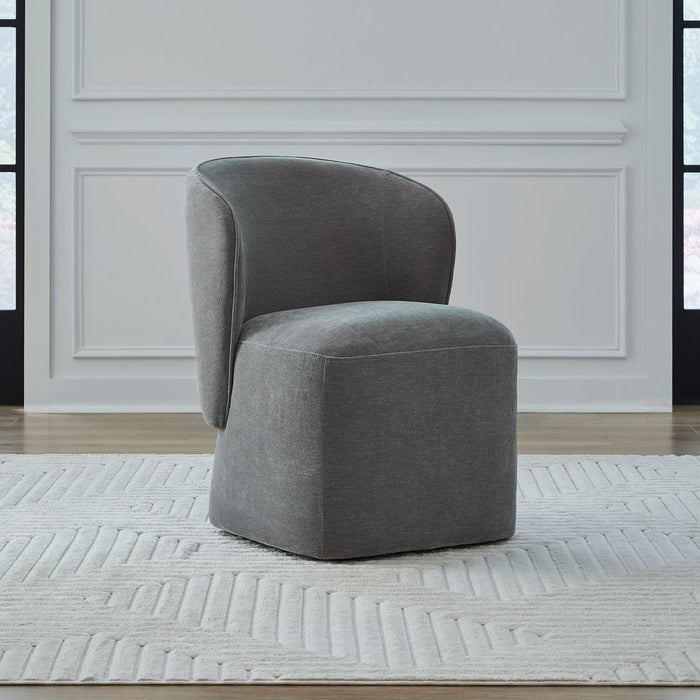 Accent Dining Accent Dining Chair w/ Casters - Sapphire image