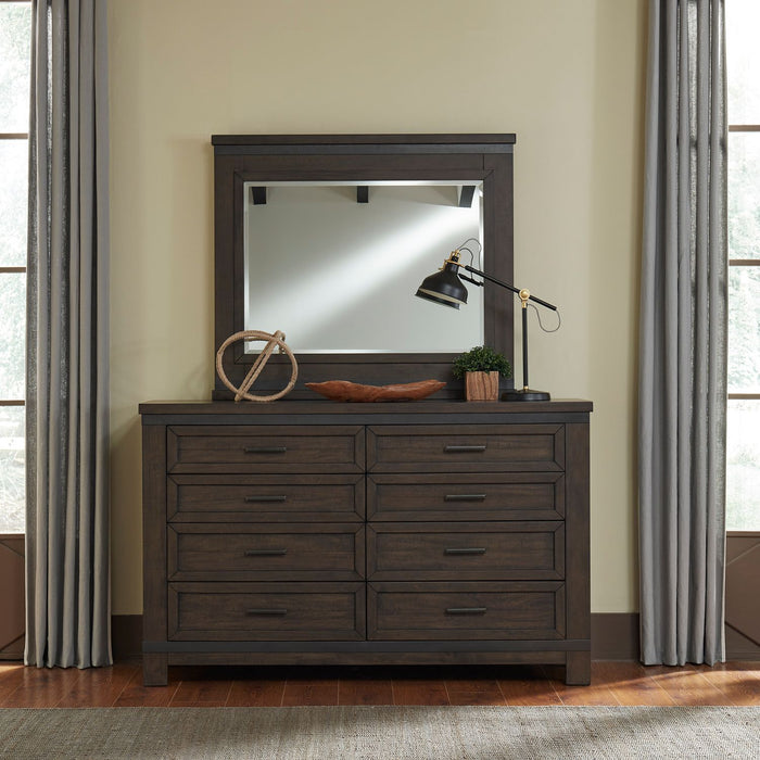 Thornwood Hills Bookcase Bed, Dresser & Mirror, Chest, Night Stand image