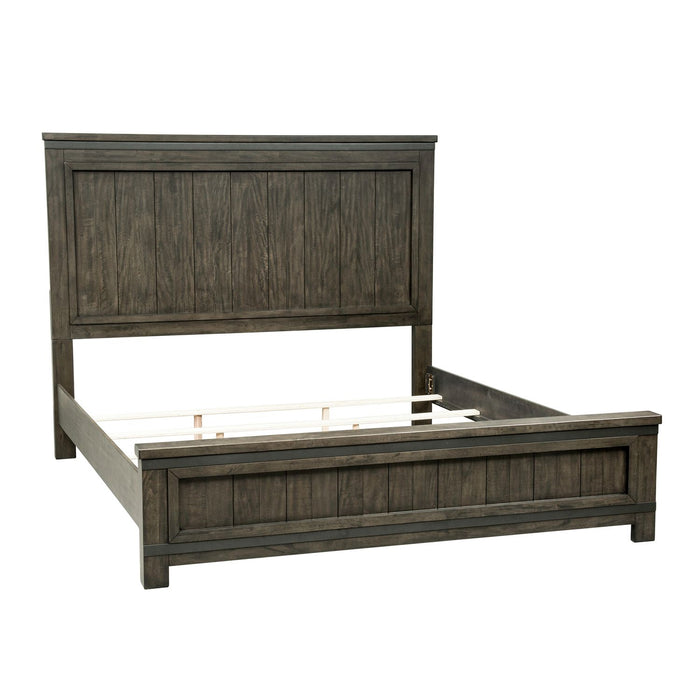 Thornwood Hills King Panel Bed, Dresser & Mirror, Chest