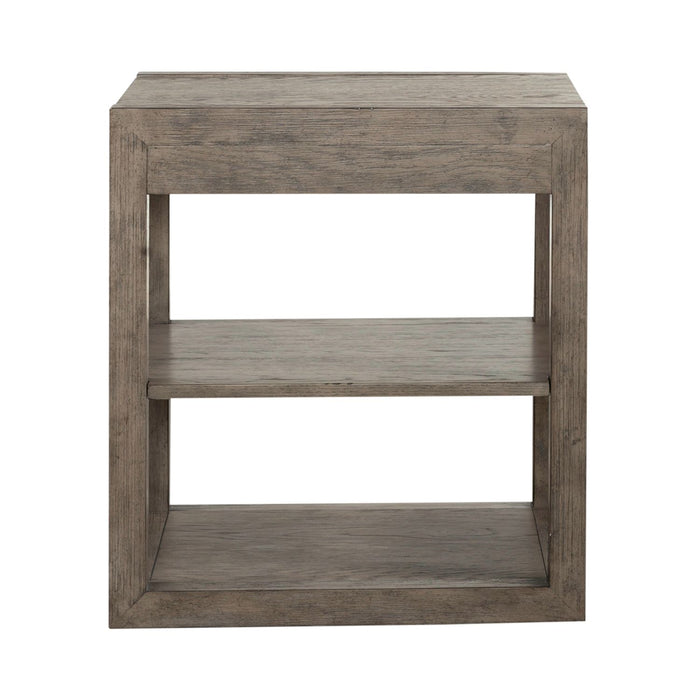 Bartlett Field Chairside Table in Dusty Taupe image