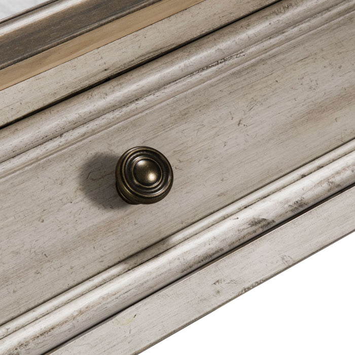 Heartland Rect Ceiling Tile Cocktail Table in Antique White image