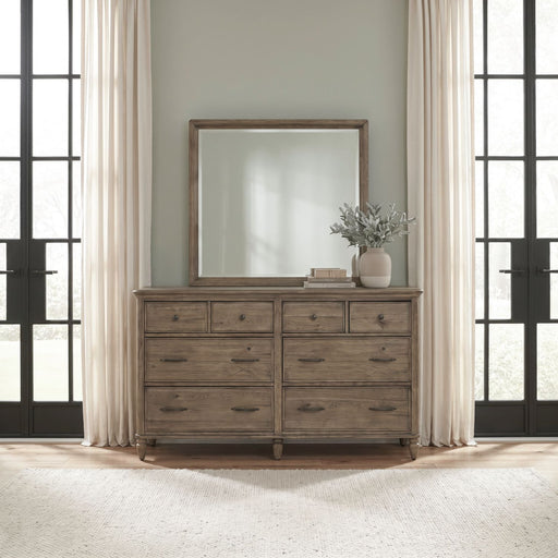 Hickory Grove Dresser & Mirror image