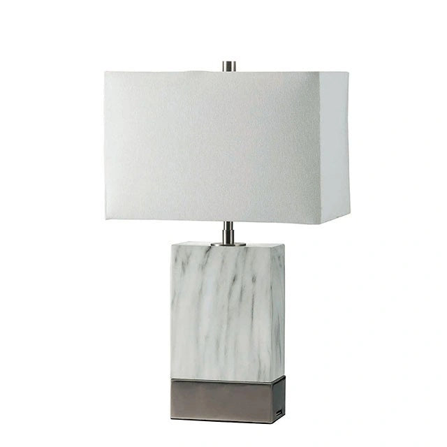White Marble/Silver